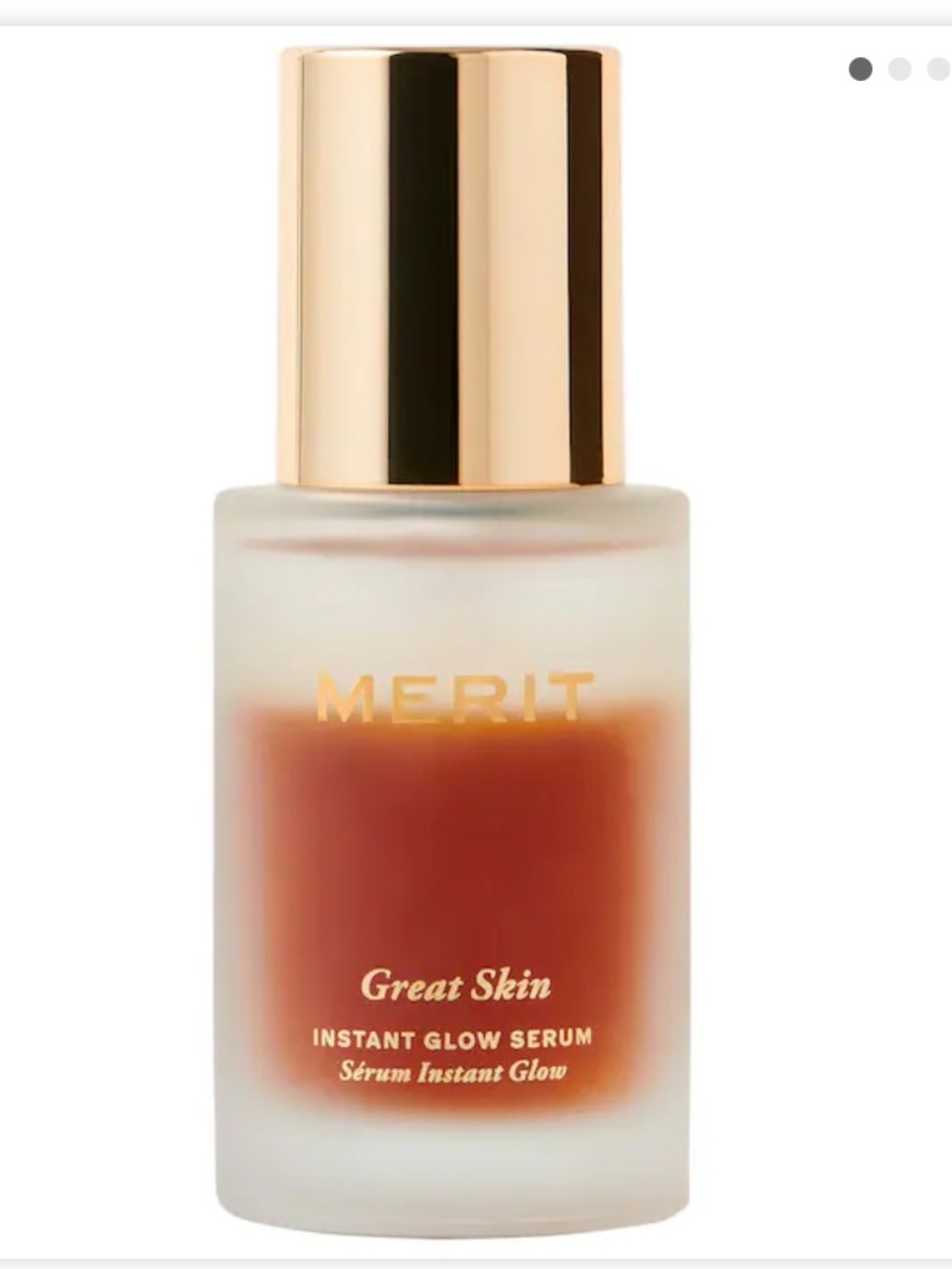Merit great skin instant glow serum niacinamide